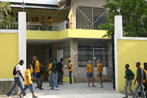 La casa dei Ministri Volontari di Scientology ad Haiti.